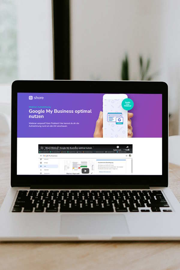 Webinar zum Thema Google Unternehmensprofil